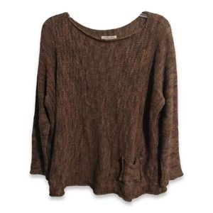 Georgina Estefania Brown Lagenlook Sweater Size XL